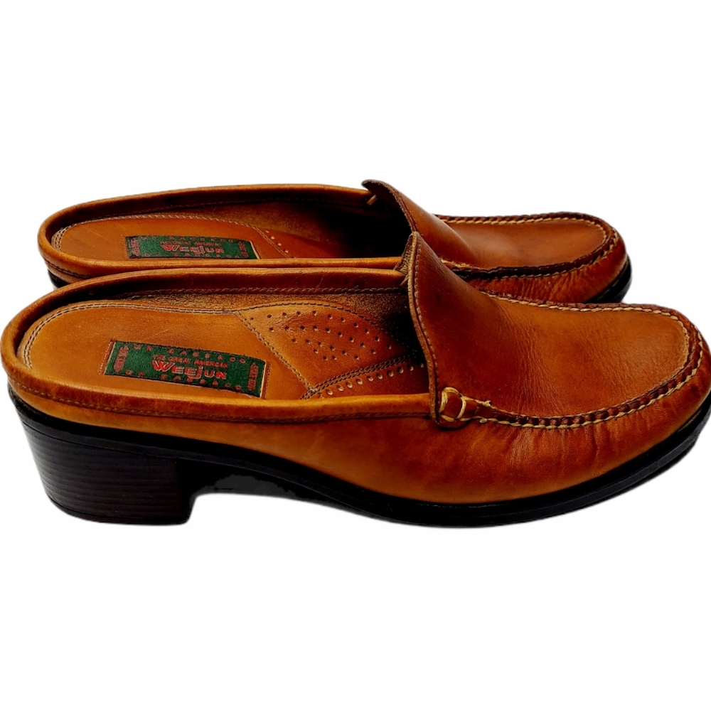 VTG Weejuns GH Bass loafer Mule Slipon Clog SZ 8.5